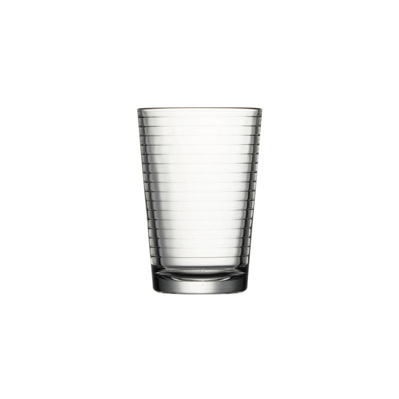 LOT 6 GOBELETS DORO 20CL TRANSPARENT