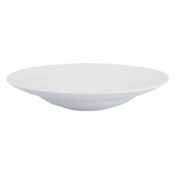 ASSIETTE A RISOTTO 30CM PORCELAINE BLANCHE