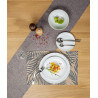ASSIETTE CREUSE BOSS 18CM EN PORCELAINE BLANCHE