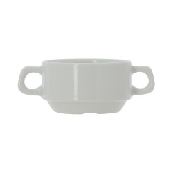 BOL HEL 32CL EN PORCELAINE BLANCHE AVEC ANSE