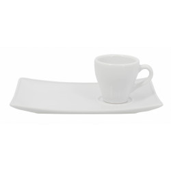 PLATEAU PAULA 20X13CM CAFE GOURMAND PAULA PORCELAINE BLANCHE