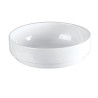 ASSIETTE MULTI USAGES 18CM 95CL EMPILABLE EN GRÈS BLANC