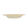 ASSIETTE CREUSE FAUSTINE 22CM EN GRÈS MIEL