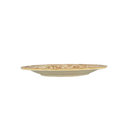 ASSIETTE À DESSERT FAUSTINE 21CM EN GRÈS MIEL