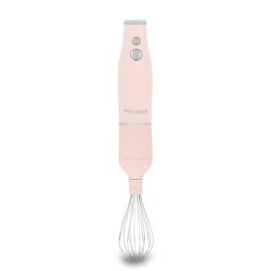MIXEUR MULTIFONCTION RETRO EN PLASTIQUE ROSE