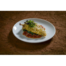 ASSIETTE PLATE GOURMET 25CM PORCELAINE