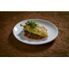 ASSIETTE PLATE GOURMET 25CM PORCELAINE