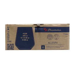 BOITE DE 6 CHOPES FORME BASSE ALLEGRA 43,5CL