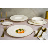 ASSIETTE PLATE GOLD LINE 30CM EN PORCELAINE