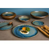 ASSIETTE DESSERT LAGOON OCEAN 15CM PORCELAINE