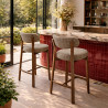 CHAISE BAR  TAUPE SUZIE 102X45X40