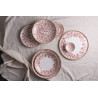ASSIETTE À DESSERT VENECIA BORDEAUX 17CM EN PORCELAINE