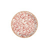 ASSIETTE DESSERT VENECIA MAROON 21CM PORCELAINE