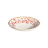 ASSIETTE CREUSE VENECIA BORDEAUX 22CM EN PORCELAINE