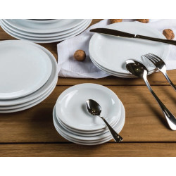 ASSIETTE CREUSE UNIVERSAL 13.5CM EN PORCELAINE BLANCHE