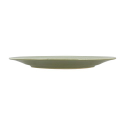 ASSIETTE PLATE TURBOLINO 27CM EN GRÈS VERT