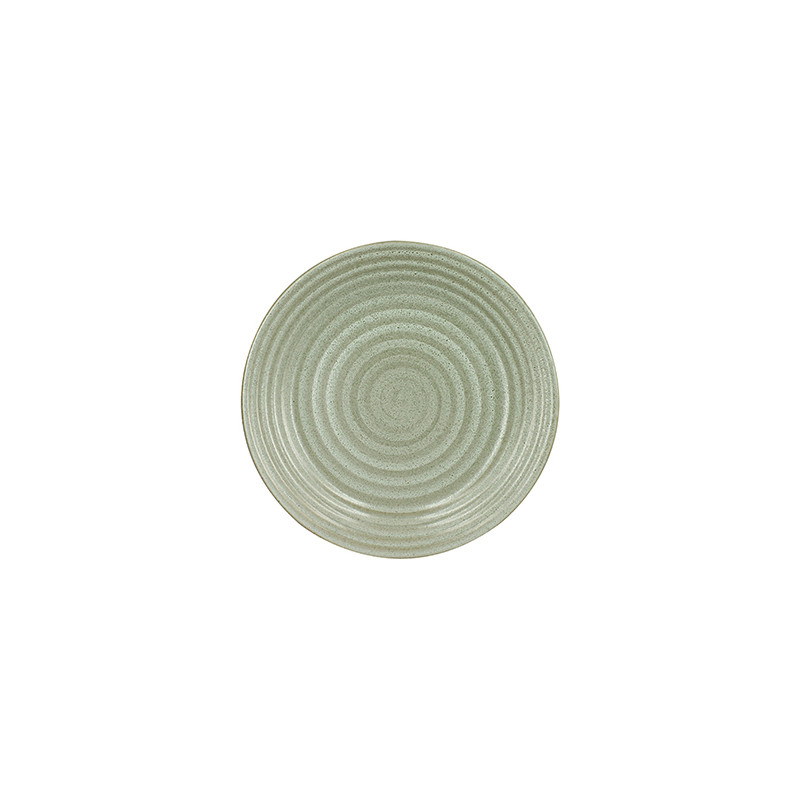 ASSIETTE À DESSERT TURBOLINO 21CM EN GRÈS VERT