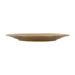 ASSIETTE PLATE TURBOLINO 27CM EN GRÈS CARAMEL