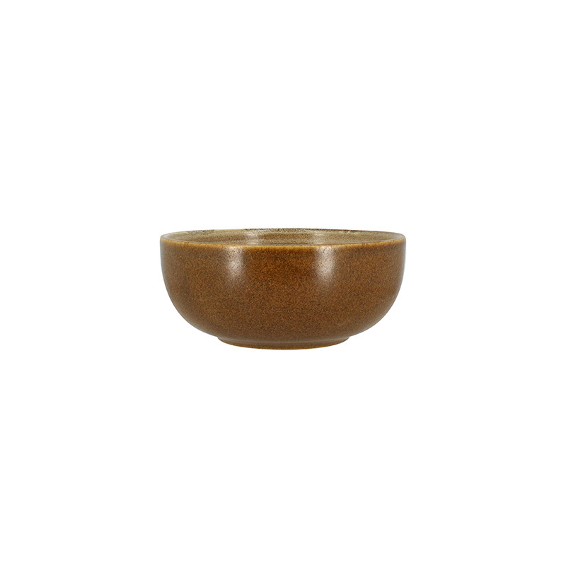 BOL TURBOLINO 16.5CM90CL EN GRÈS CARAMEL