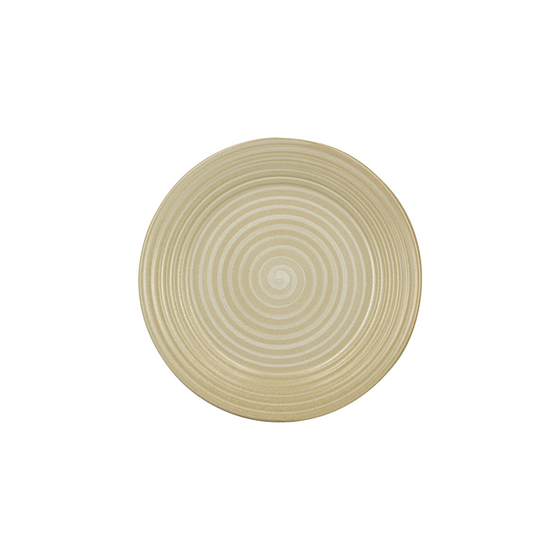 ASSIETTE PLATE TURBOLINO 27CM EN GRÈS BEIGE