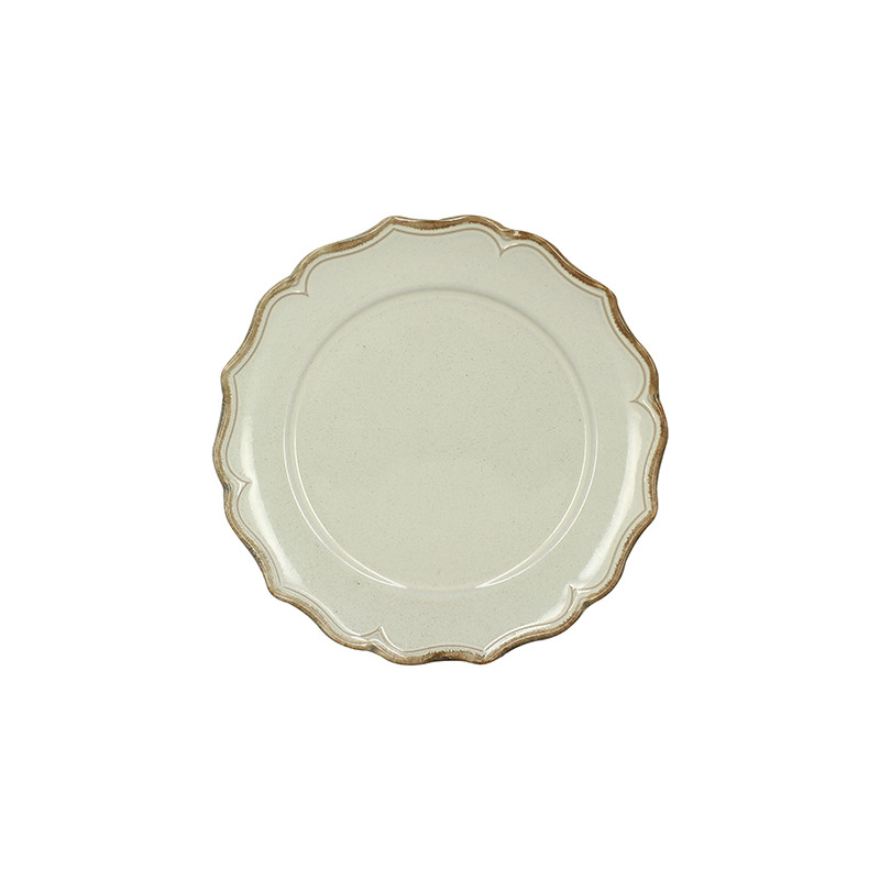 ASSIETTE PLATE SIGNATURE 26.5CM EN GRÈS BEIGE