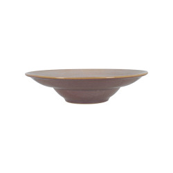 ASSIETTE À PÂTES CIRCLE 28CM EN GRÈS VIOLET