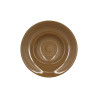 ASSIETTE À PÂTES CIRCLE 28CM EN GRÈS CARAMEL