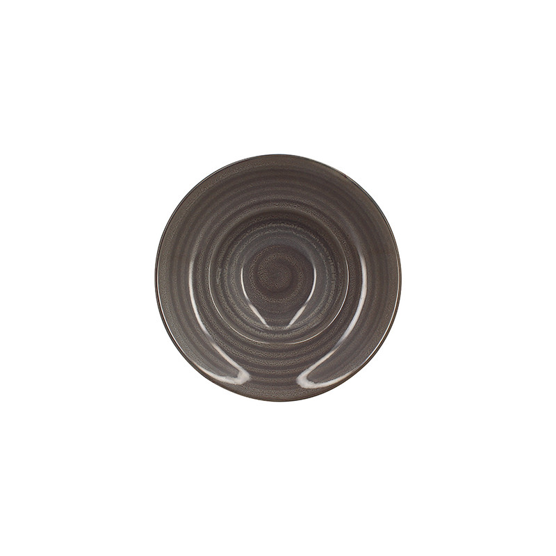 ASSIETTE À PÂTES CIRCLE 28CM EN GRÈS TAUPE