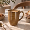 MUG TURBOLINO 37CL EN GRÈS CARAMEL