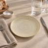 ASSIETTE À DESSERT TURBOLINO 21CM EN GRÈS BEIGE