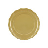 ASSIETTE PLATE SIGNATURE 26.5CM EN GRÈS JAUNE