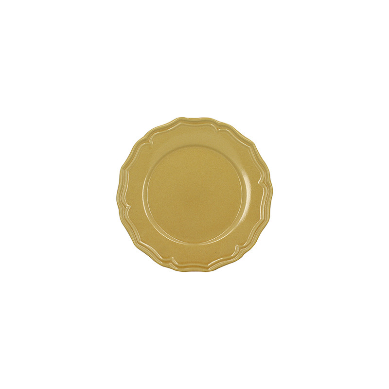 ASSIETTE À DESSERT SIGNATURE 22CM EN GRÈS JAUNE