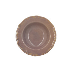 ASSIETTE CREUSE SIGNATURE 23.5CM EN GRÈS VIOLET