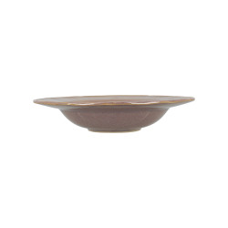 ASSIETTE CREUSE SIGNATURE 23.5CM EN GRÈS VIOLET
