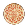 ASSIETTE PLATE PALAZZO 27CM EN PORCELAINE ROUGE