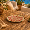 ASSIETTE PLATE PALAZZO 27CM EN PORCELAINE ROUGE