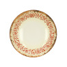 ASSIETTE CREUSE PALAZZO 21CM EN PORCELAINE ROUGE