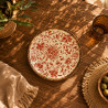 ASSIETTE À DESSERT PALAZZO 20CM EN PORCELAINE ROUGE