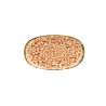 ASSIETTE OVALE PALAZZO 23.5X13.5CM EN PORCELAINE ROUGE