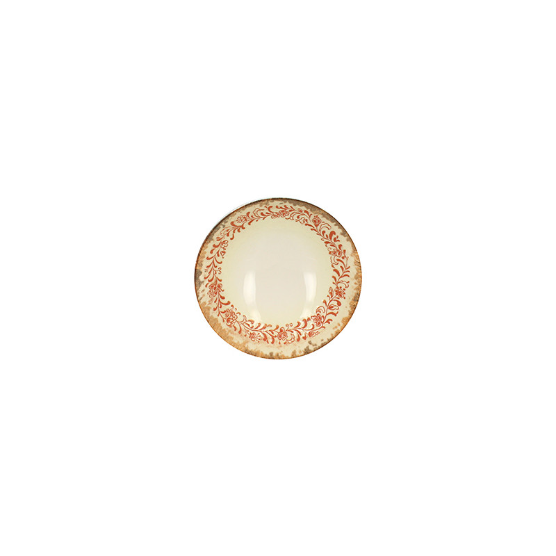 COUPELLE PALAZZO 15CM EN PORCELAINE ROUGE