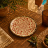 SOUCOUPE PALAZZO 14CM EN PORCELAINE ROUGE