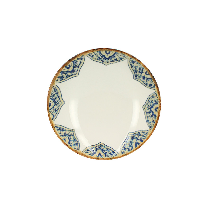 ASSIETTE CREUSE CALYPSO 21CM EN PORCELAINE BLUE
