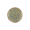 ASSIETTE À DESSERT CALYPSO 20CM EN PORCELAINE BLEU