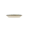 ASSIETTE OVALE CALYPSO 19X10.5CM EN PORCELAINE BLEU