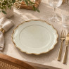 ASSIETTE PLATE SIGNATURE 26.5CM EN GRÈS BEIGE