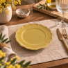 ASSIETTE À DESSERT SIGNATURE 22CM EN GRÈS JAUNE
