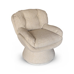FAUTEUIL PIVOTANT EN TISSU...