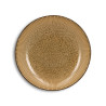 ASSIETTE CREUSE LUNEA 22CM EN PORCELAINE MARRON