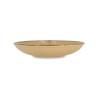 ASSIETTE CREUSE LUNEA 22CM EN PORCELAINE MARRON