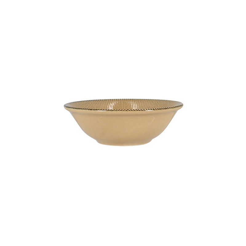 BOL LUNEA 42CL EN PORCELAINE MARRON 16CM
